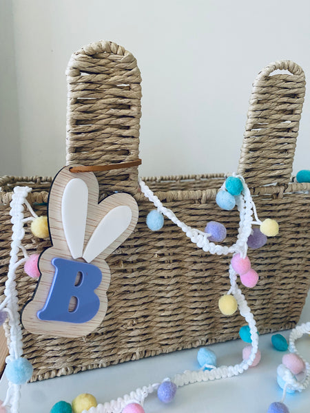 Letter Easter Bunny Tags