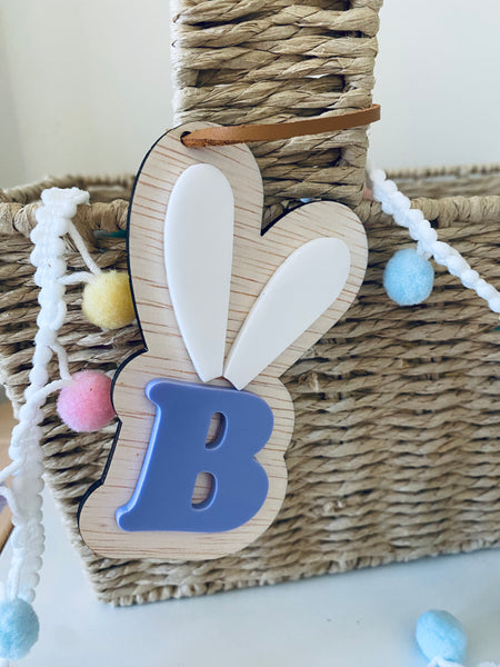 Letter Easter Bunny Tags
