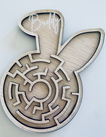 Personalised Easter Bunny Maze