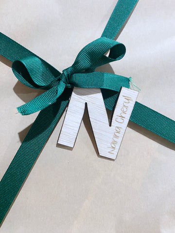 Letter Gift Tags