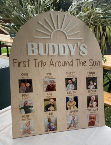 First Trip Birthday Board