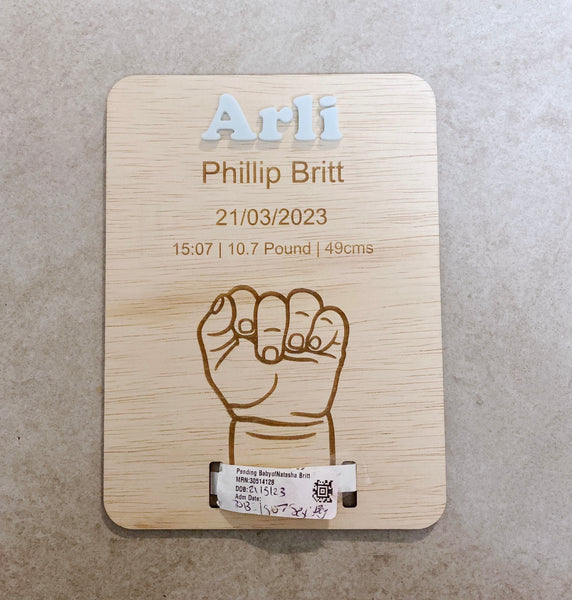 Hospital Band Plaque