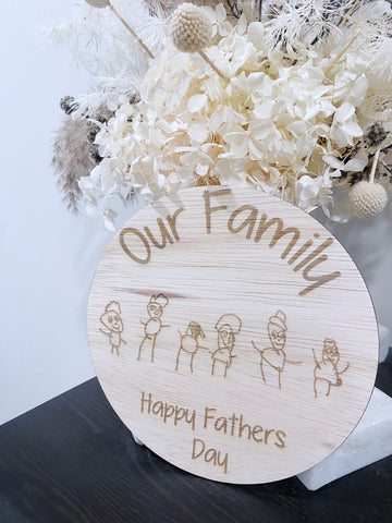 Personalised Father's Day Plaque