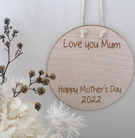 Love you Mother's Day Plaque