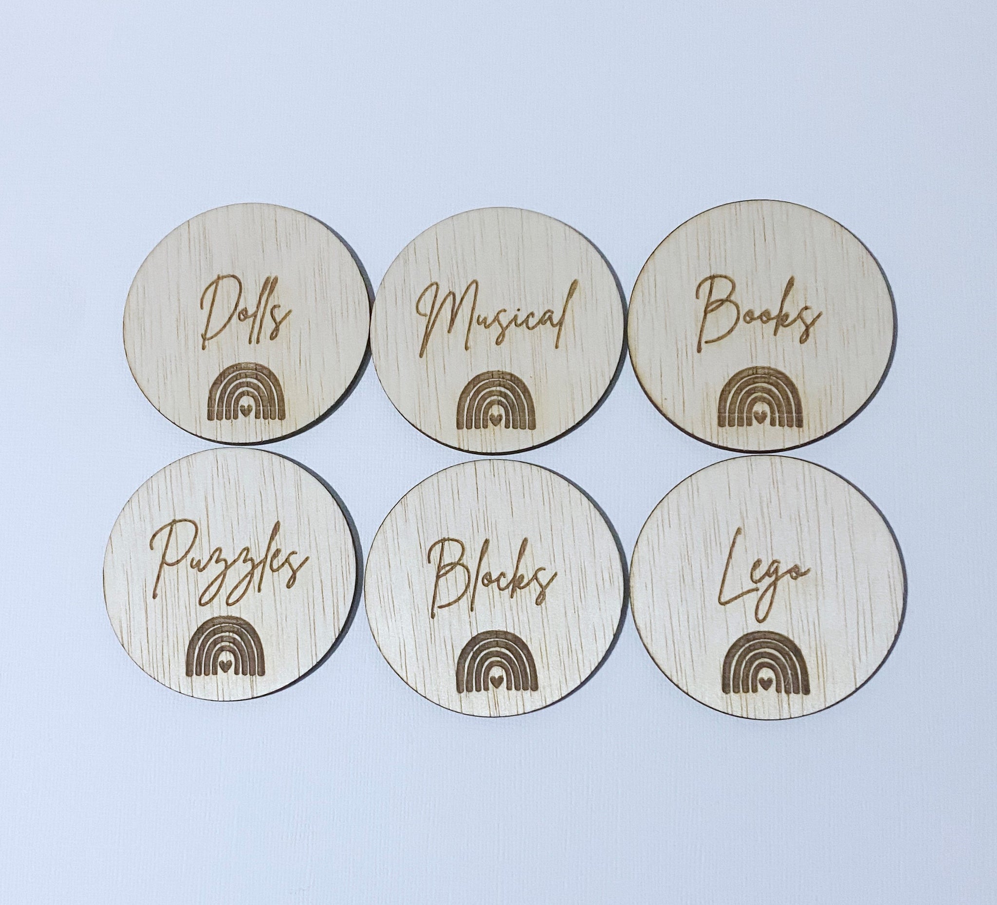Wooden Toy Labels