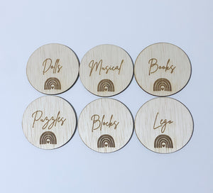 Wooden Toy Labels