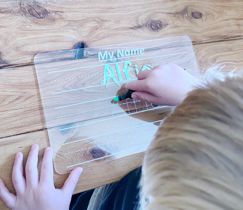 Personalised Trace and Wipe Board