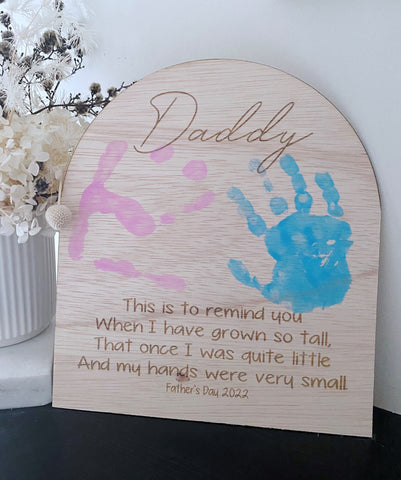 Father's Day Arch Plaque