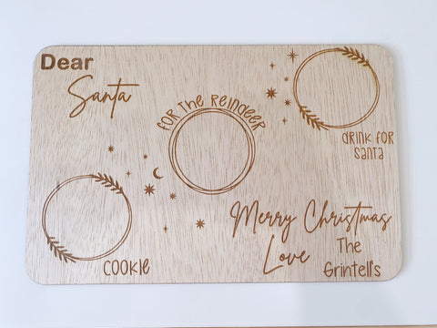 Personalised Christmas Eve Board