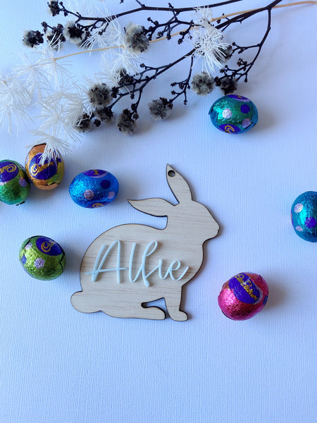 Personalised Acrylic Easter Tag