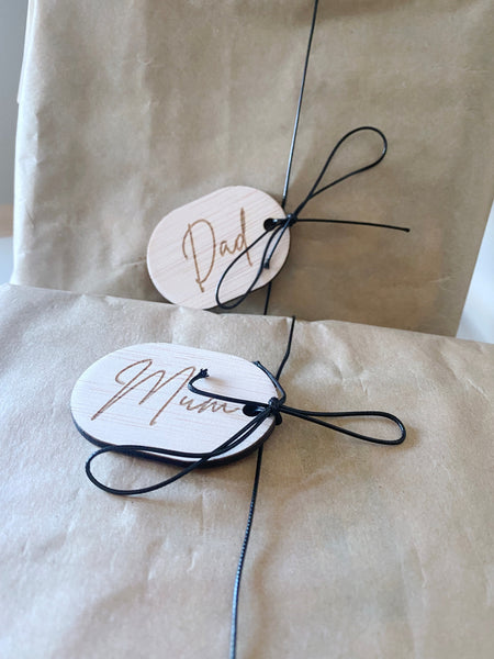 Personalised Oval Gift Tags