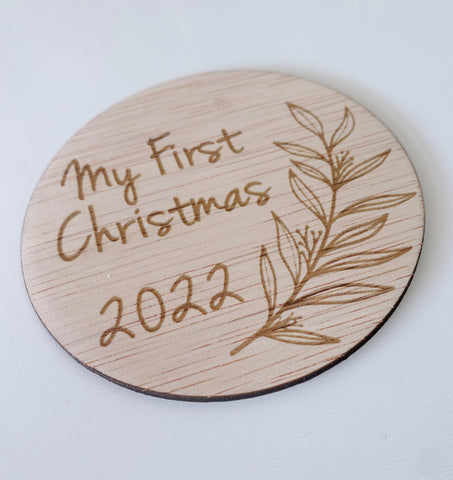 My First Christmas Plaque