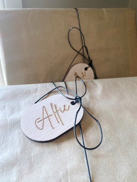 Personalised Oval Gift Tags